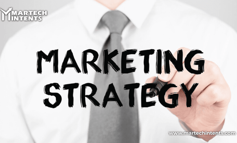 A person showing marketing strategy for martech for b2b
