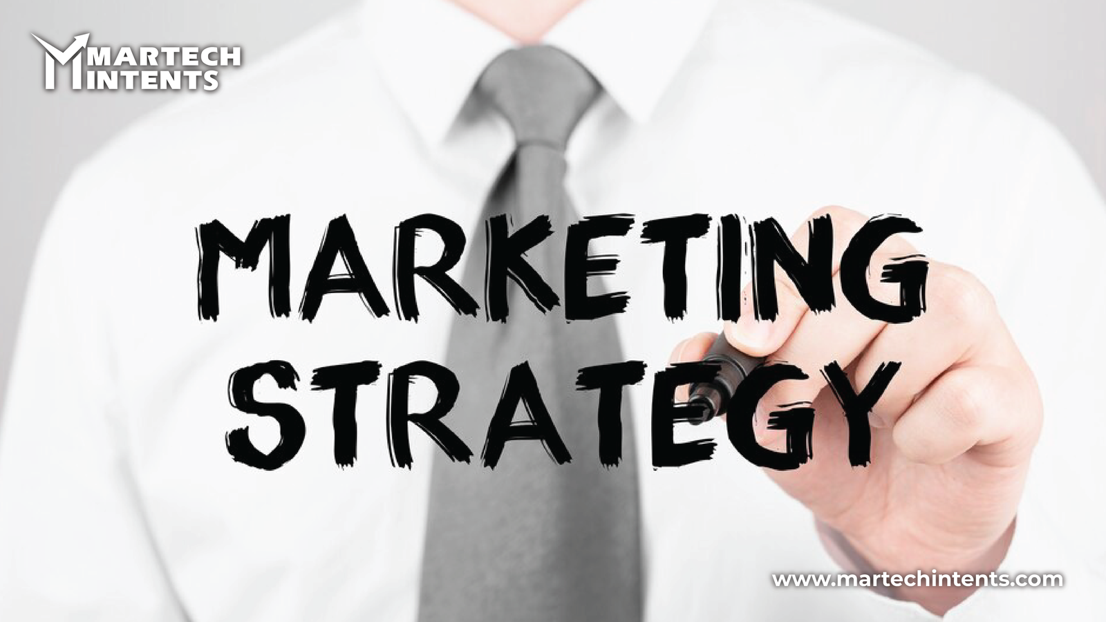 Martech for B2B: Unlocking Growth with Smarter Tech A person showing marketing strategy for martech for b2b