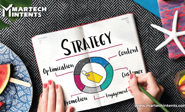 A pic showing strategy of martech