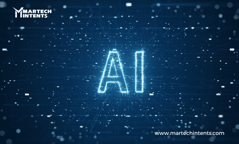 a picture showing AI and AI in Martech