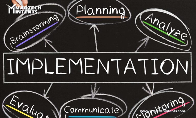 Martech implementation strategy connecting marketing technology, data, and business processes