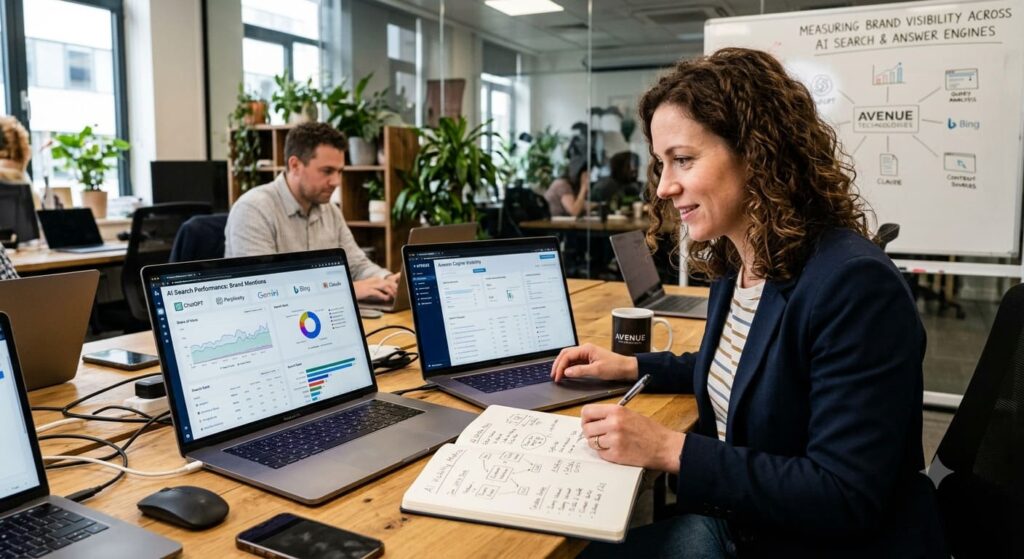 Measuring brand visibility across AI search and answer engines