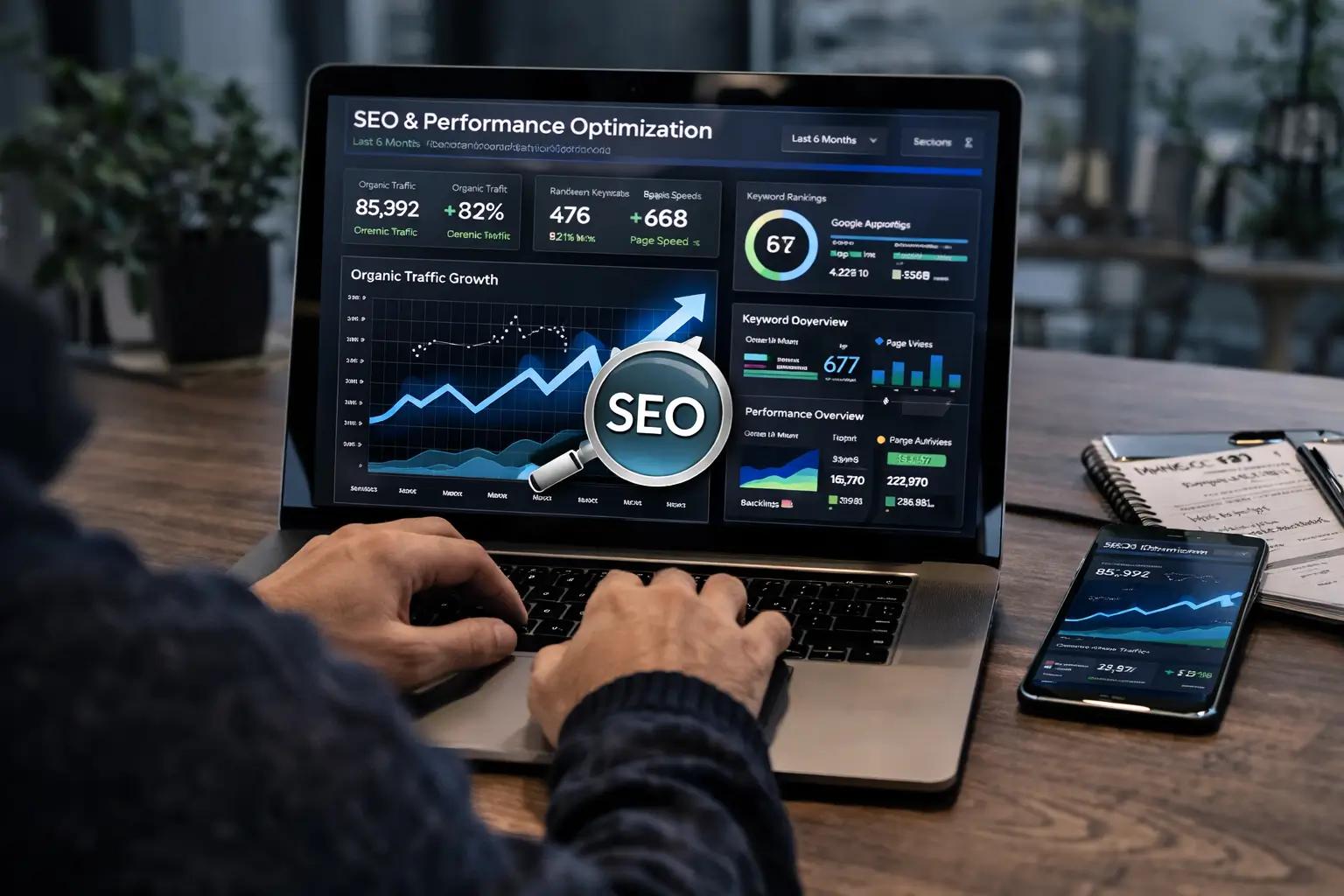 SEO content decay showing declining website traffic and search rankings