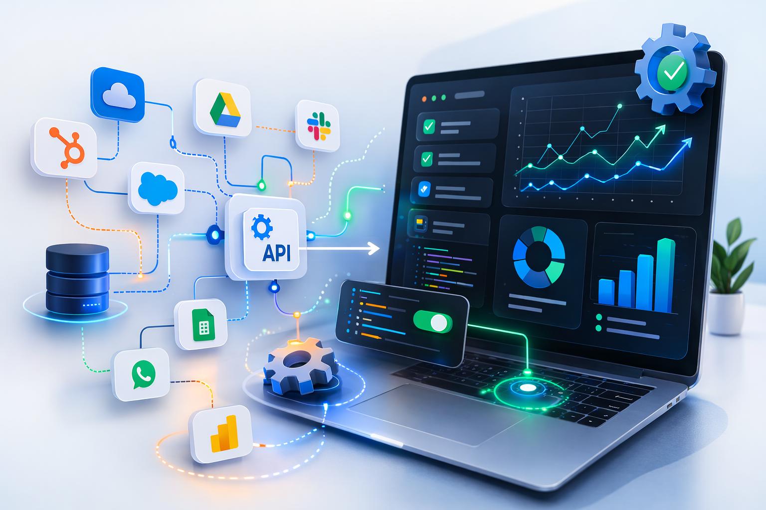Marketing API management connecting CRM, analytics, and marketing automation platforms