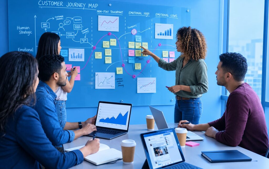 Marketing campaign conversions showing clicks, website traffic, and customer sales results