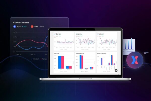 Marketing experimentation platforms comparing campaign variations and testing results