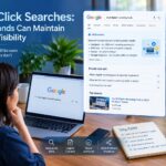 Zero-click search results showing brand visibility on search engine pages