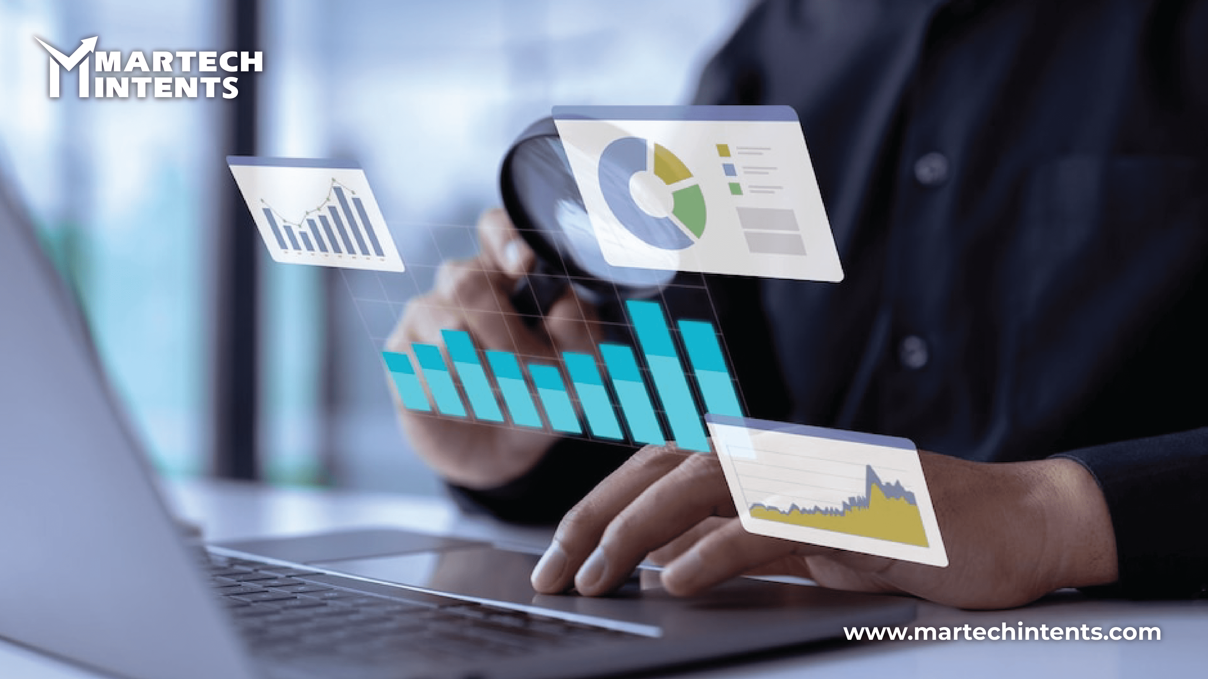 A person indicating martech