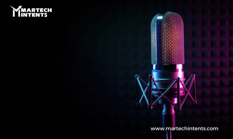 A picture showing podcast